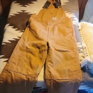 Carhartt Brown Insulated Overalls